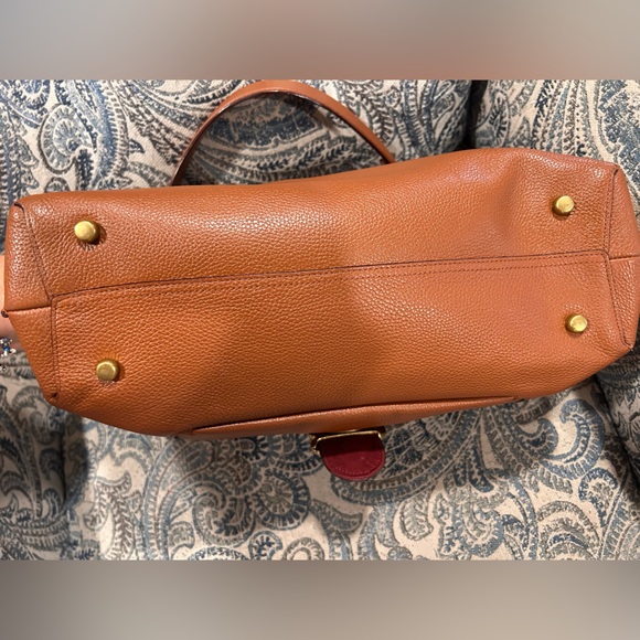 Coach Tabby Hobo Pebbled Leather Saddle Brown Like New - Picture 9 of 13